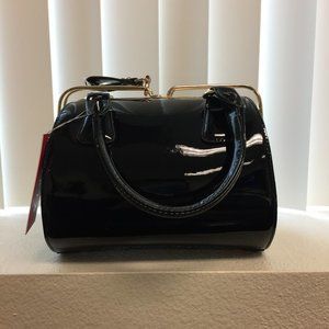 PRELOVED - Little Miss Molly Satchel Purse in Black - BAG028